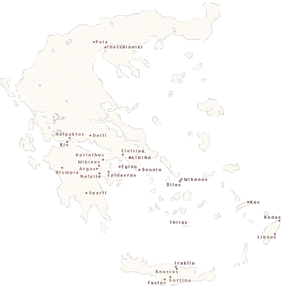 map of Greece