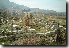 アルテミス神殿への道で見かけたビザンティン時代の遺跡